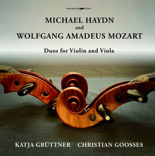 Cover zu Musicaphon M56992 Cover Michael Haydn/Wolfgang Amadeus Mozart: Duos für Violine und Viola. Katja Grüttner und Christian Goosses